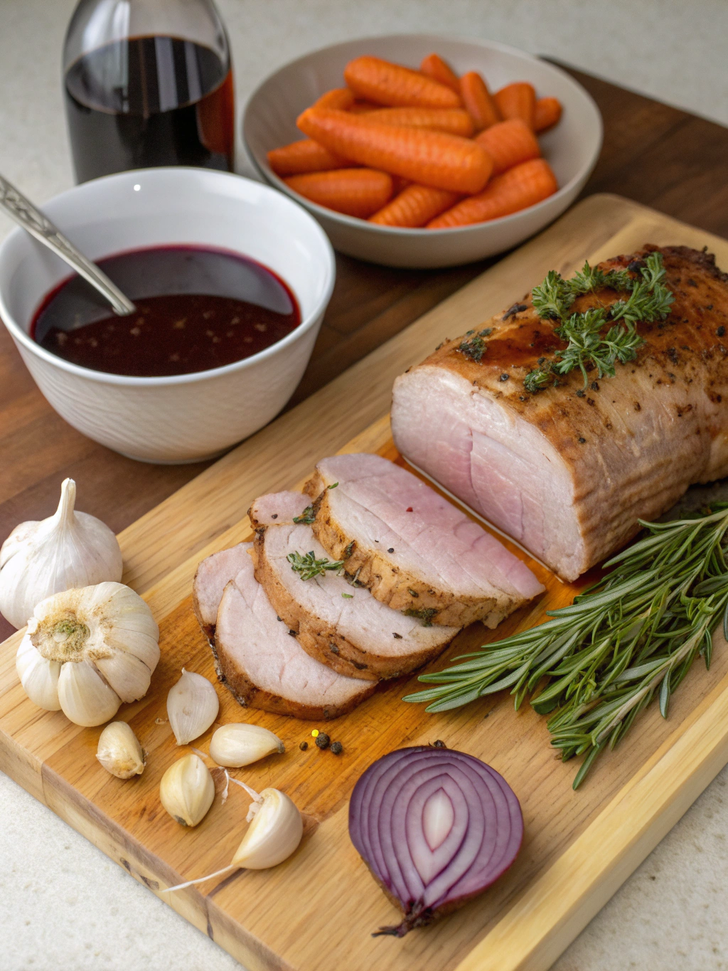 Pork Roast with Red Wine Gravy recipe ingredients